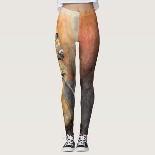 Te heet om Leggings te behandelen Personaliseer NA (Voorkant)