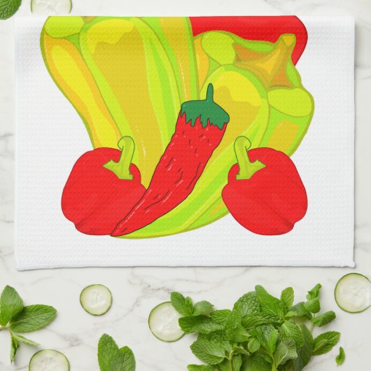 Te heet! theedoek (Gevouwen)