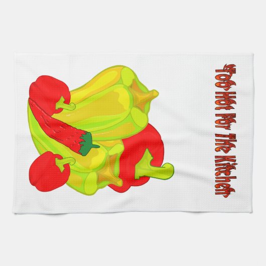 Te heet! theedoek (Horizontaal)