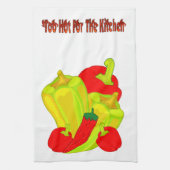 Te heet! theedoek (Verticaal)