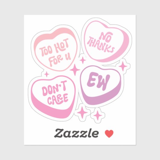 Te heet voor ons, geen Bedankt, maakt niet uit, we Sticker (Vel)