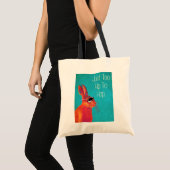 Te hip om blauw te verbergen tote bag (Voorkant (product))