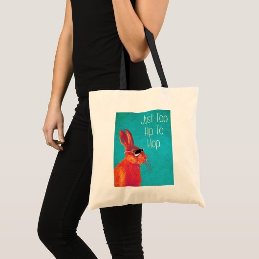 Te hip om blauw te verbergen tote bag (Voorkant (product))