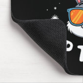Te hip om te hoppen Cool Bunny Pasen Kinderen Grap Muismat (Hoek)