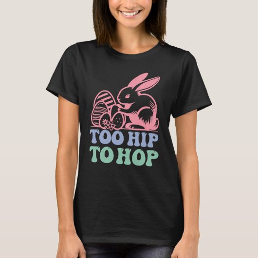 Te hip om te hoppen t-shirt (Voorkant)
