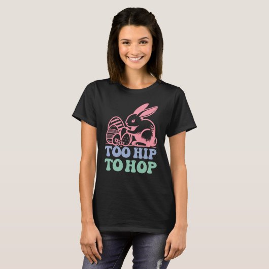 Te hip om te springen t-shirt (Voorkant volledig)