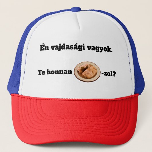 Te honnan SZÁRMA-zol? mici Trucker Pet (Voorkant)
