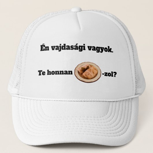 Te honnan SZÁRMA-zol? mici Trucker Pet (Voorkant)