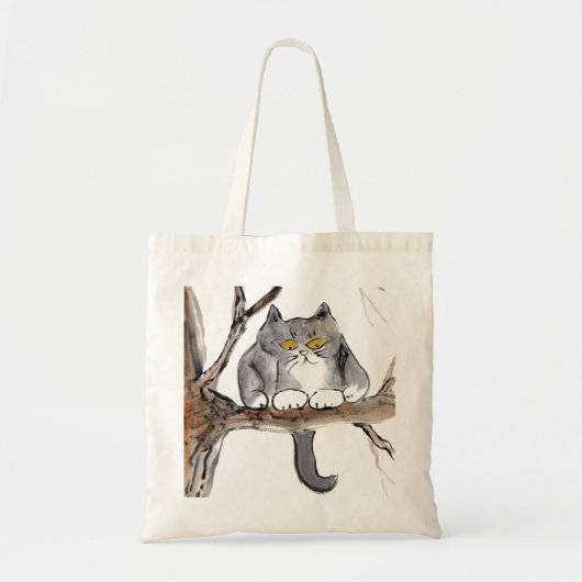 Te hoog in de structuur tote bag (Voorkant)
