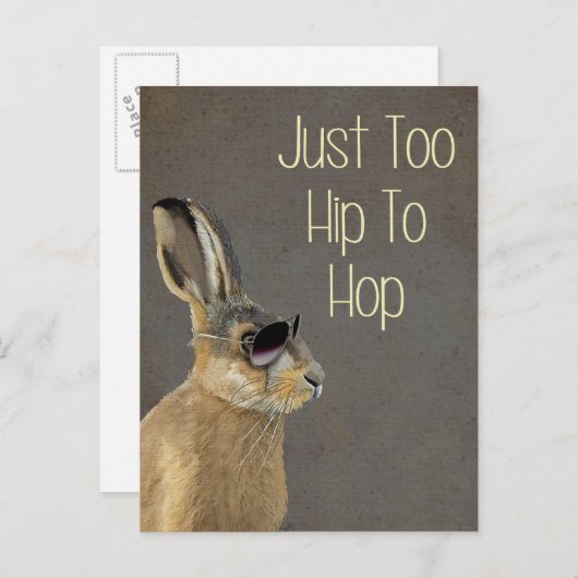 Te hoog om grijs te verbergen briefkaart (Voorkant / Achterkant)