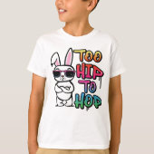 Te hoog om Shirt te verbergen, Hip Hop Easter Shir (Voorkant)