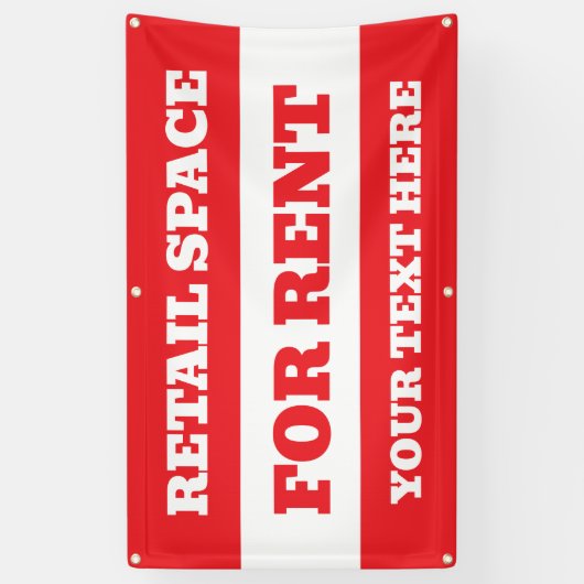 Te huur Aangepaste bewerkbare banner (Verticaal)