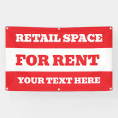 Te huur Aangepaste bewerkbare banner (Horizontaal)