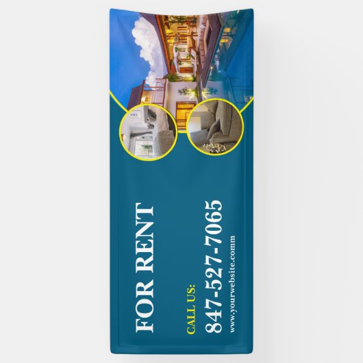 Te huur Aangepaste bewerkbare banner (Verticaal)