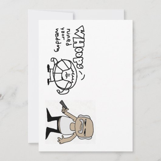 Te huur aflevering 2 bruiloft uitnodiging (Voorkant)