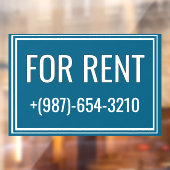 Te huur verwijderbare raamstickers raamsticker (Vel 2)