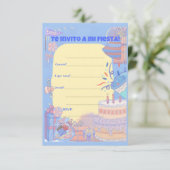 TE INVITO A MI FIESTA, jongen Kaart (Staand voorkant)