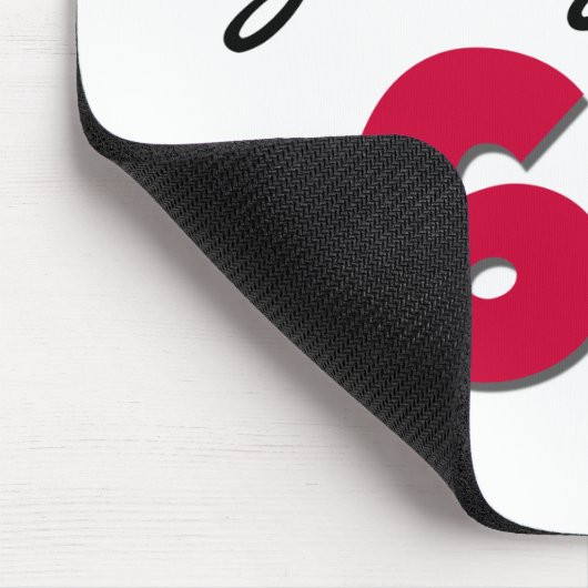 Te jong om 60 te zijn muismat (Hoek)