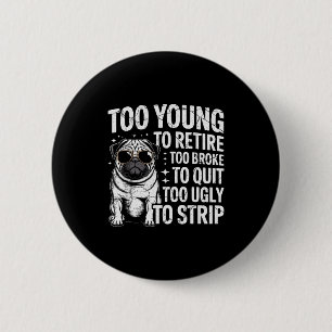 Te jong om te stoppen te blut om te stoppen te lel ronde button 5,7 cm