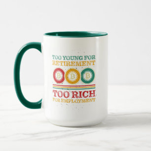 Te jong voor pensioen, te rijk voor werk mok