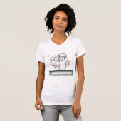 Te kawaii om te functioneren t-shirt (Voorkant volledig)