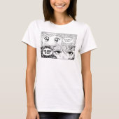 Te Kawaii om te leven en te sterven T-shirt (Voorkant)
