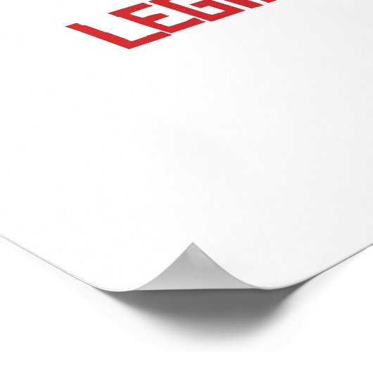 Te klaag voor de wet poster (Hoek)