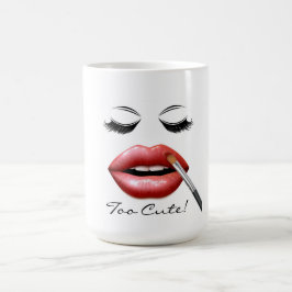 Te klote! Lips en Eyelashes koffie-Mok Koffiemok