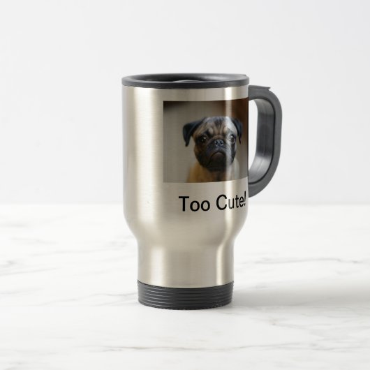 Te klote! Travel Mug Reisbeker (Voorkant rechts)