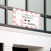 Te Koel 2e Verjaardag Welkom Banner (Buitenkant Gebouw)