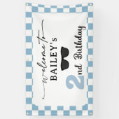 Te Koel 2e Verjaardag Welkomstbanner Spandoek (Verticaal)