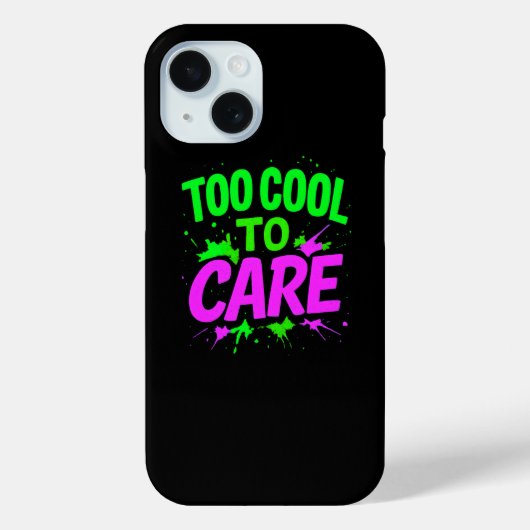 Te koel om stijlvolle bescherming te bieden Case-Mate iPhone case (Achterkant)