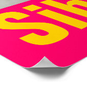 Te koel Poster (Hoek)