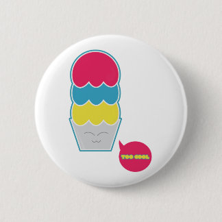 Te koel ronde button 5,7 cm