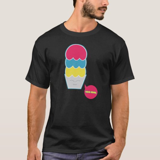 Te koel t-shirt (Voorkant)