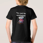 Te Koel voor Eucalyptus | Grappig Koala Kinderen T Tri-Blend Shirt (Achterkant)