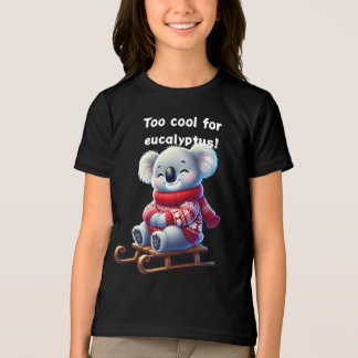 Te Koel voor Eucalyptus | Grappig Koala Kinderen T Tri-Blend Shirt