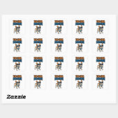 Te Koel Voor Fetch Franse Bulldog Sticker (Vel)