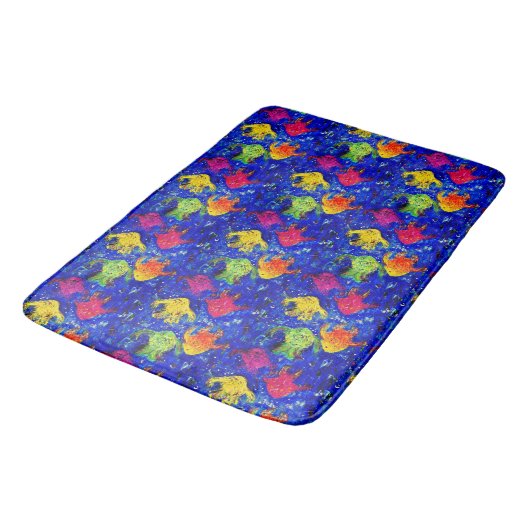 Te Koel voor School Fish Bath Mat (Gekanteld)