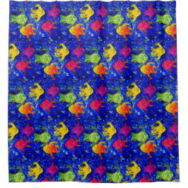 Te Koel voor School Vis Douchegordijn