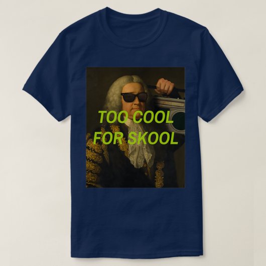 Te koel voor Skool 2 T-shirt (Design voorkant)