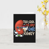 Te koel voor slechts één niertransplantaat kaart (Gele Bloem)