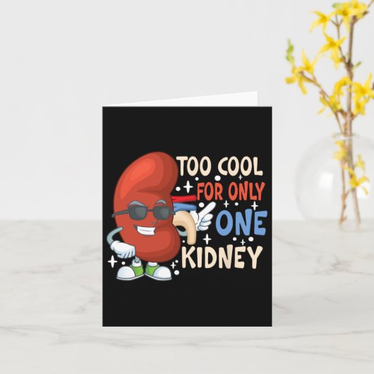 Te koel voor slechts één niertransplantaat kaart (Gele Bloem)