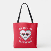 Te koelen voor Valentijnsdag antibratie Tote Bag (Achterkant)