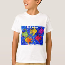 Te kool voor school T-shirt