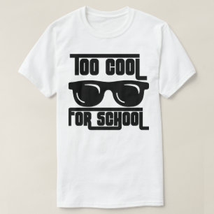Te kool voor school t-shirt