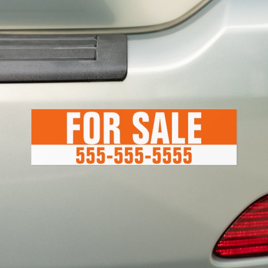 Te Koop Aangepaste Telefoon Gegolfd Bumpersticker (Op auto)
