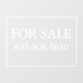 Te Koop Aangepaste Venster Cling Raamsticker (Vel)