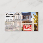 Te Koop Bord | Wijkhuis Visitekaartje (Voorkant)