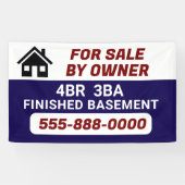 "Te koop door Eigenaar" aangepaste banner (Horizontaal)